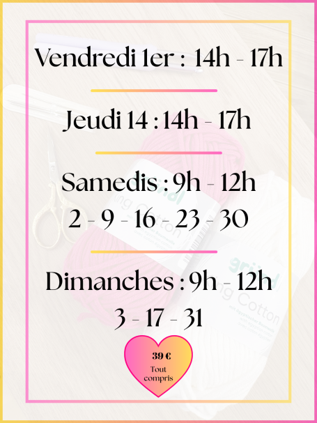 cours de crochet Toulon