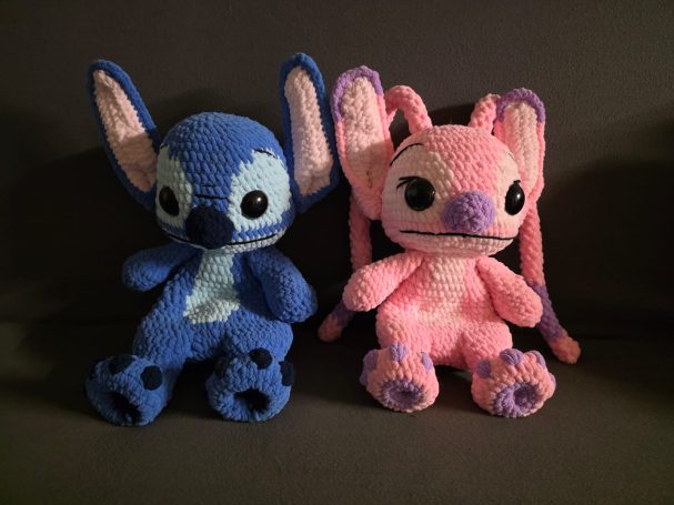 Peluche stitch au crochet à faire soit même