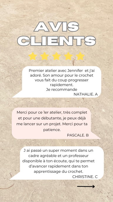 Avis client sur Irisistible Crochet